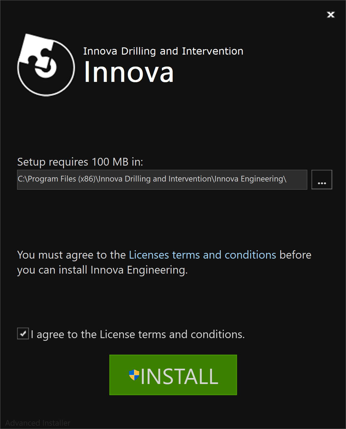 Figure 1: Install page 1
